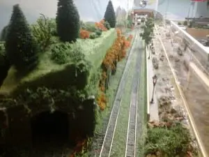 Small Town Railway Model Train Image 1