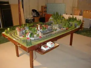 4X8 Marklin HO Scale Layout Model Train Image 1