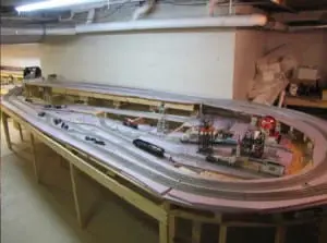 Stuart's 0-Gauge layout Model Train Image 1