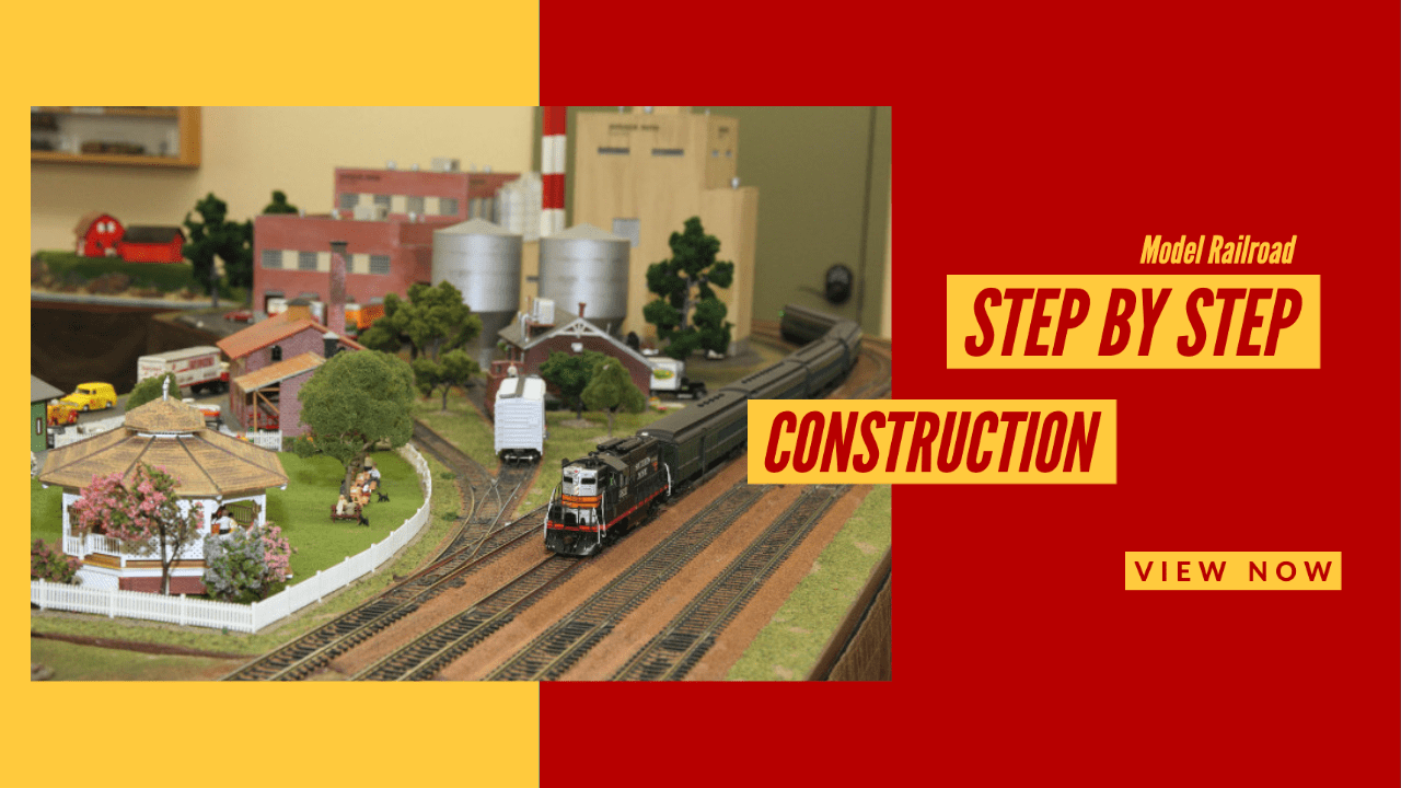 Step by Step Model Railroad Construction Model Train Books